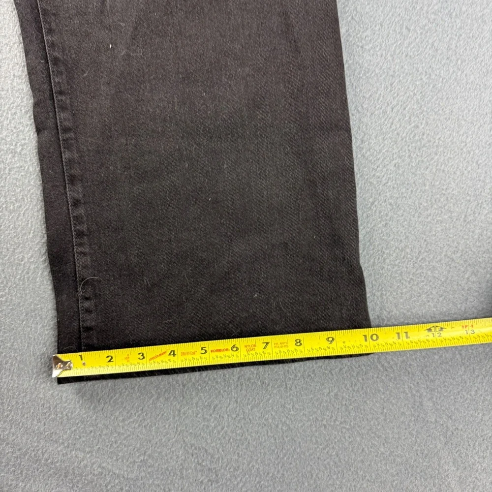 J Crew Jeans Women's 30 Black Slim Wide Leg Stretch Y2K Baggy Hipster Relaxed